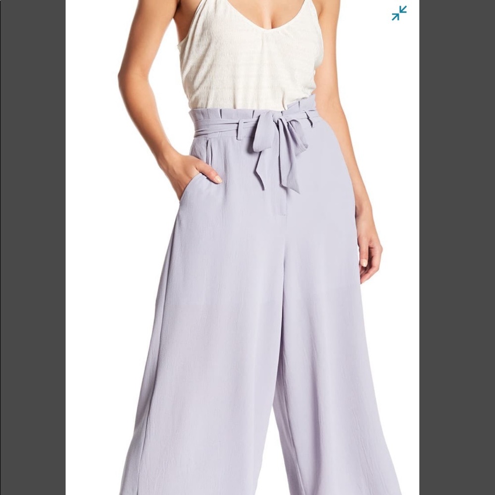Wide leg trousers